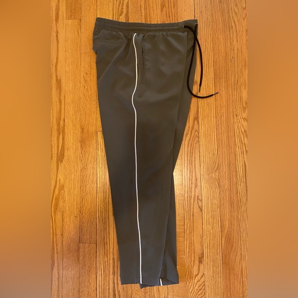 Shinestar Pants Women’s Medium Army Green Ankle length Pockets Drawstring Jogger - Picture 5 of 8